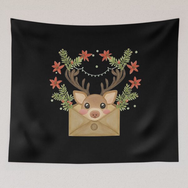 Item preview, Christmas holiday reindeer designed and sold by Playful-Monster.