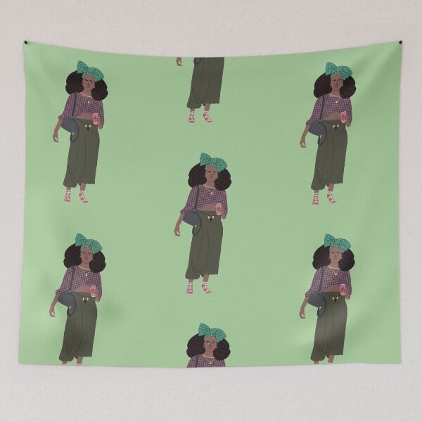Item preview, Muchacha rizada designed and sold by SajoReka.
