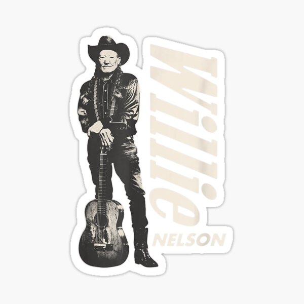 Holographic Star Logo Sticker – Willie Nelson Shop