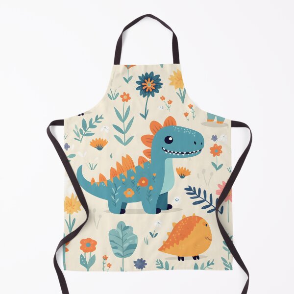 Item preview, Floral Dinosaur pattern designed and sold by Krasnovaovaova.