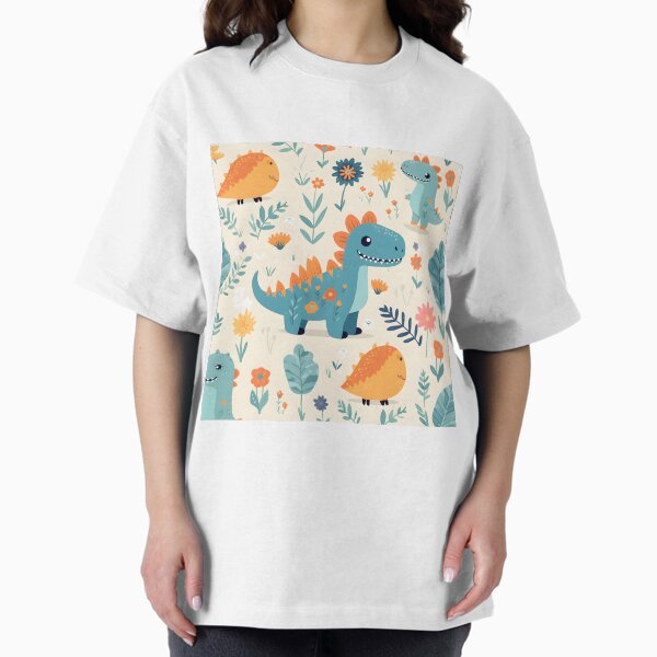 Item preview, Motif floral de dinosaure designed and sold by Krasnovaovaova.