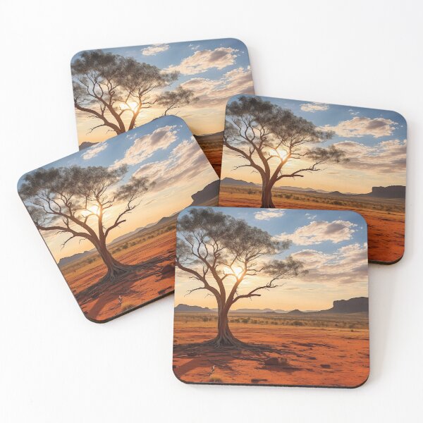 Item preview, Desert scene with lonely tree in Colorado - Landscape photography designed and sold by TheArtistOf2022.