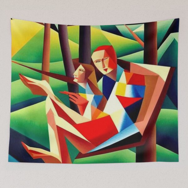 Item preview, Sitting in the park designed and sold by George Hutton Hunter.