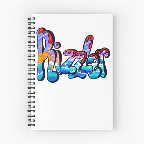 Item preview, Rizzler graffiti humor urban street slang text with orange drips designed and sold by Artonmytee.