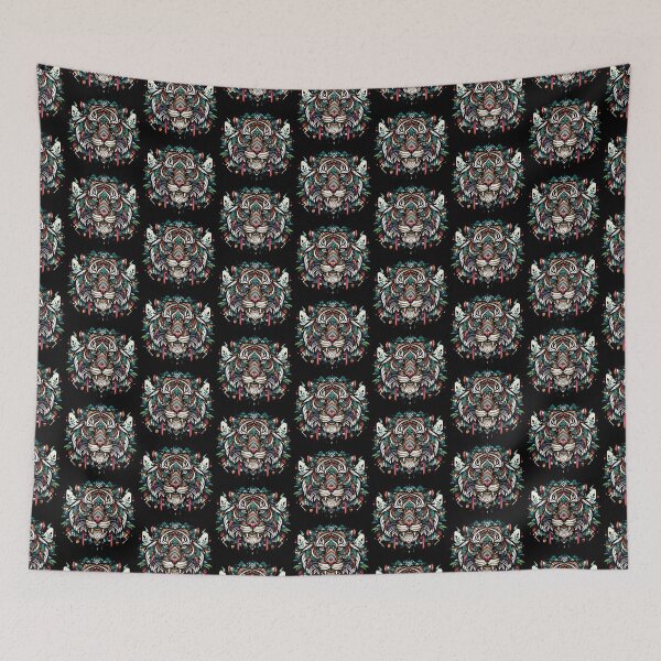 Item preview, Geometric Majesty - Symmetrical Tiger designed and sold by artwaves.
