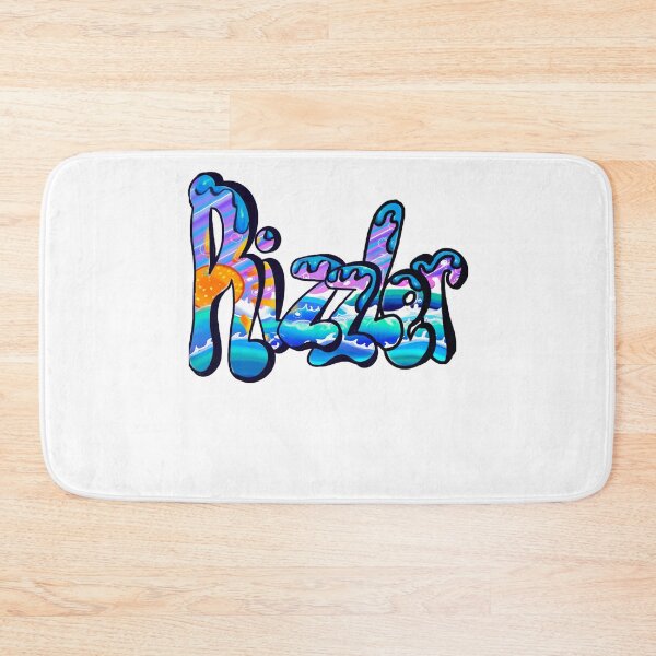 Item preview, Rizzler graffiti humor urban street slang text with blue drips designed and sold by Artonmytee.