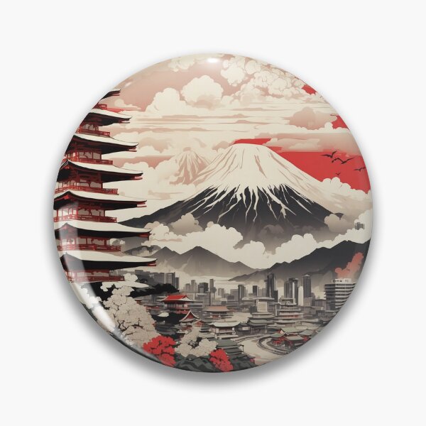 Item preview, Fukushima Japan Vintage Poster Tourism designed and sold by TravelersGems.
