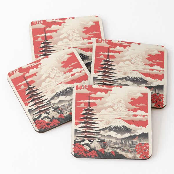 Item preview, Fukushima Japan Vintage Poster Tourism designed and sold by TravelersGems.