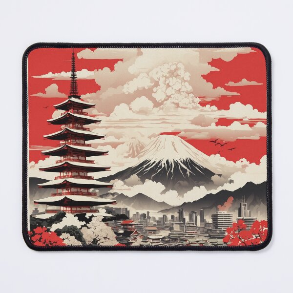 Item preview, Fukushima Japan Vintage Poster Tourism designed and sold by TravelersGems.