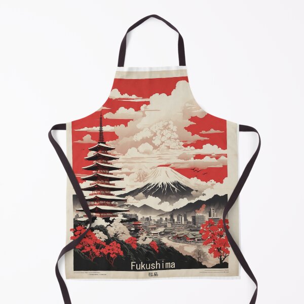 Item preview, Fukushima Japan Vintage Poster Tourism designed and sold by TravelersGems.