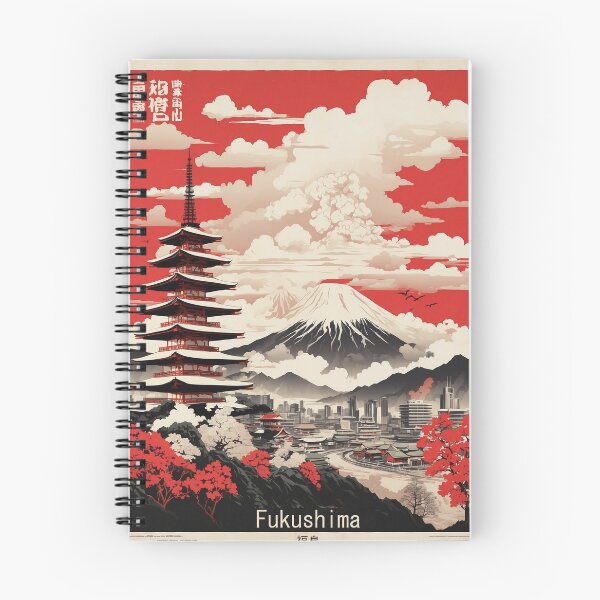 Item preview, Fukushima Japan Vintage Poster Tourism designed and sold by TravelersGems.