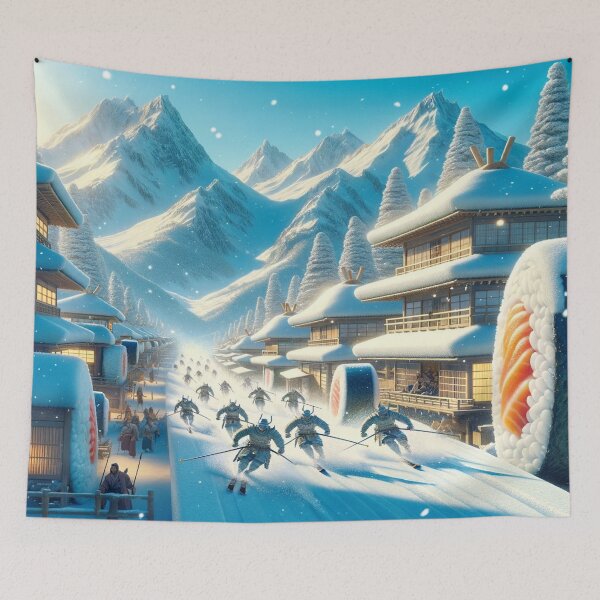 Item preview, Samurai Slalom: The Sushi Summit Challenge designed and sold by CanvasLady.