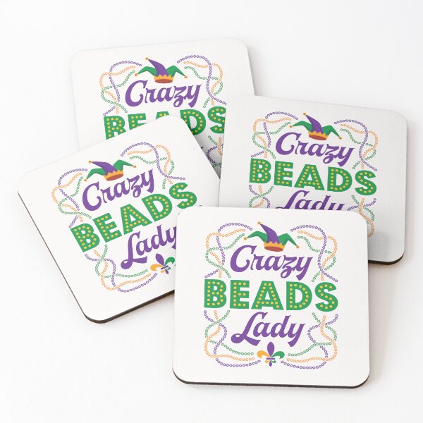 Artikelvorschau, Crazy Beads Lady Mardi Gras entworfen und verkauft von jaygo.