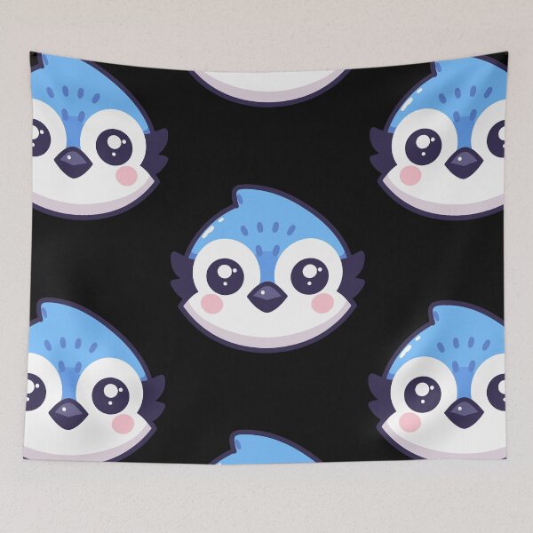 Item preview, Cute Vectoral Jay Face designed and sold by ArtfulWeave.