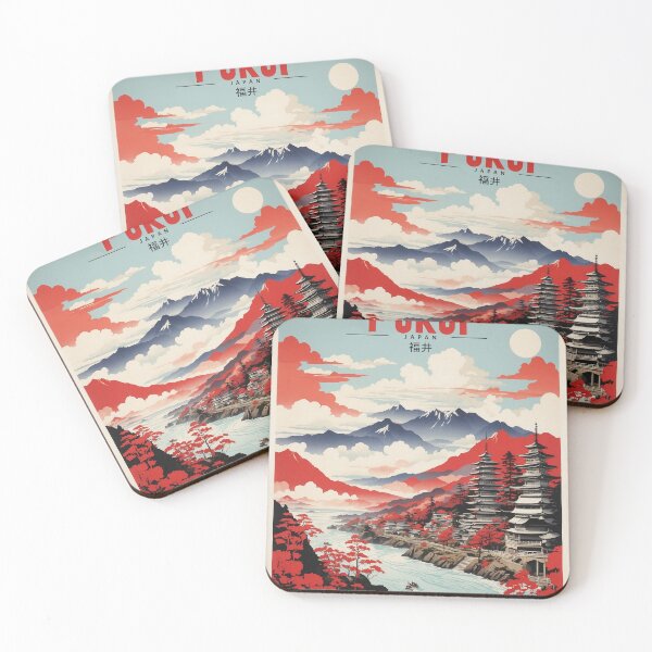 Item preview, Fukui Japan Vintage Poster Tourism designed and sold by TravelersGems.
