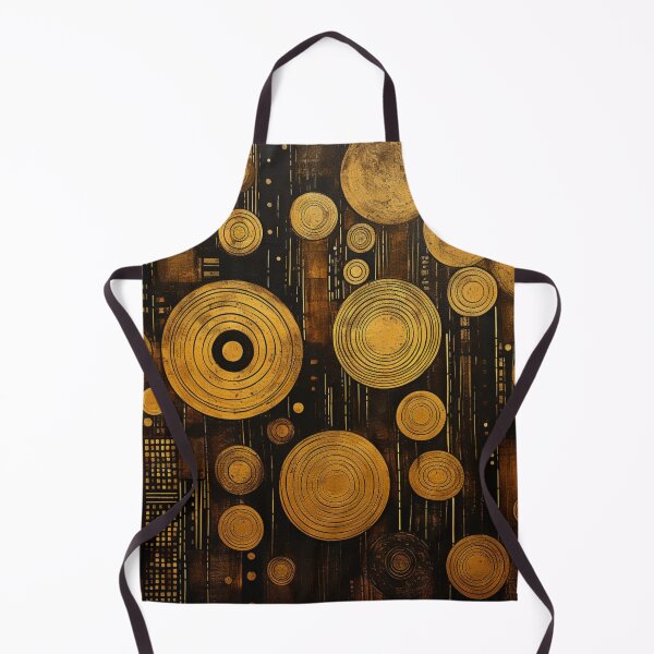 Item preview, Abstract Circles Gold Metallic designed and sold by whitecat23.