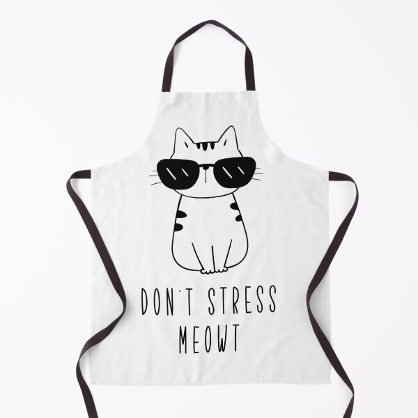 Item preview, Cool Cat T-Shirt / Sweater Don't Stress Meowt designed and sold by SAFORDO.