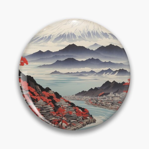 Item preview, Ehime Japan Vintage Poster Tourism designed and sold by TravelersGems.