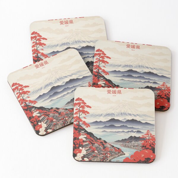 Item preview, Ehime Japan Vintage Poster Tourism designed and sold by TravelersGems.