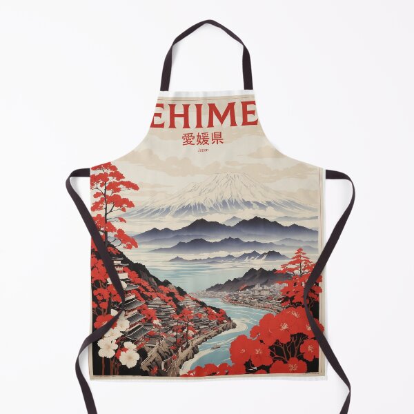 Item preview, Ehime Japan Vintage Poster Tourism designed and sold by TravelersGems.