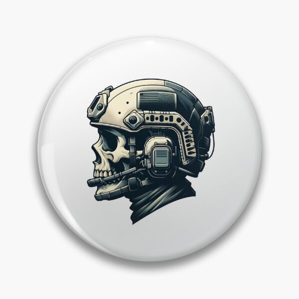 Item preview, Tactical Skull Dominance Tee: Where Strength Meets Edgy Elegance designed and sold by RAWLIFEGRAPHIC.