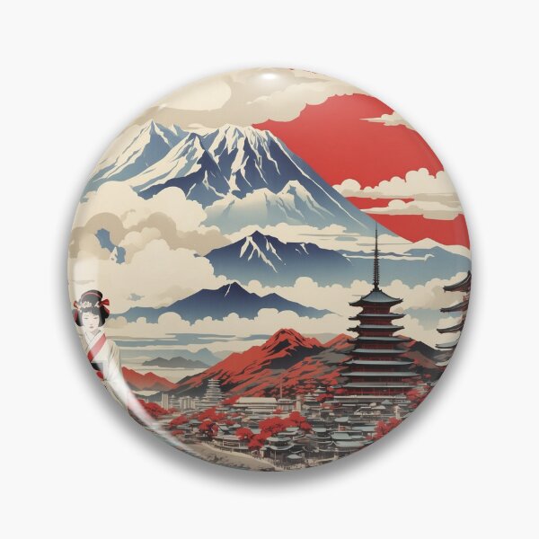 Item preview, Aichi Japan Vintage Poster Tourism designed and sold by TravelersGems.