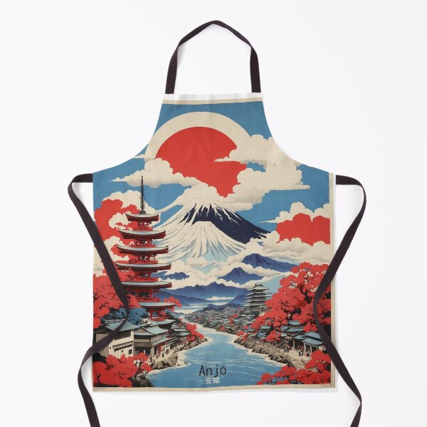 Item preview, Anjo Japan Vintage Poster Tourism designed and sold by TravelersGems.