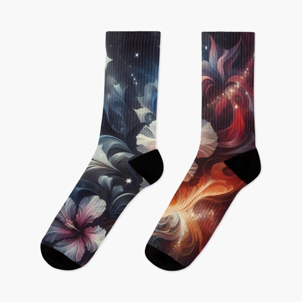 Item preview, Celestial Blossoms: A Fusion of Floral Elegance and Cosmic Wonder designed and sold by Vitalka-uk.