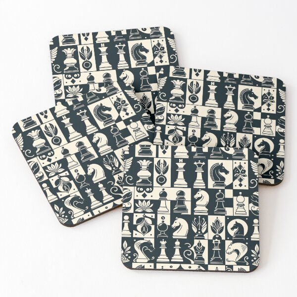 Item preview, Checkmate Charm: A Chess-Inspired Mosaic designed and sold by ryspayevkaisar.