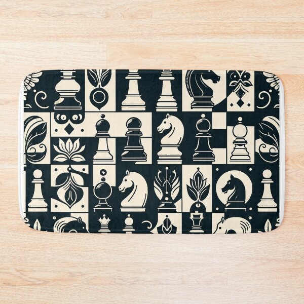 Item preview, Checkmate Charm: A Chess-Inspired Mosaic designed and sold by ryspayevkaisar.