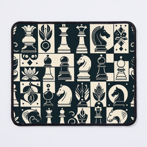 Item preview, Checkmate Charm: A Chess-Inspired Mosaic designed and sold by ryspayevkaisar.