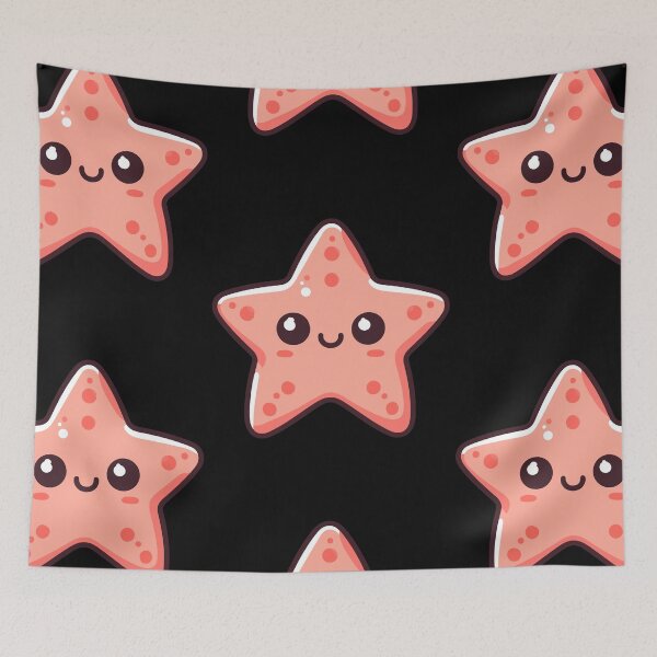 Item preview, Cute Vectoral Starfish Face designed and sold by ArtfulWeave.