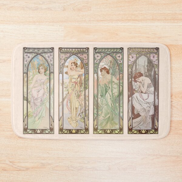 Item preview, The times of the day,  by Alphonse Mucha. HIGH DEFINITION designed and sold by MINDTHECHERRY.