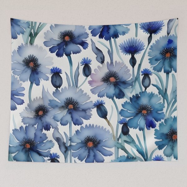 Item preview, Beautiful cornflower pattern designed and sold by Nolan6.