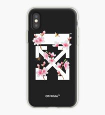 Off-White Cherry Blossom Arrows (Dark) iPhone Case