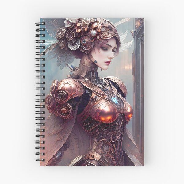Item preview, Copper Wonders: Steampunk Robot Fae Fantasy designed and sold by LeighEvalynn.
