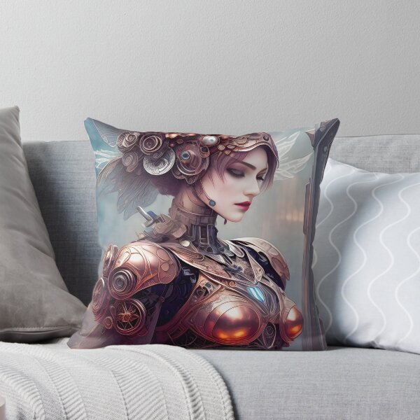 Item preview, Copper Wonders: Steampunk Robot Fae Fantasy designed and sold by LeighEvalynn.