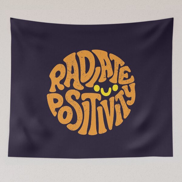 Item preview, Vintage "Radiate Positivity" - Spread Good Vibes Everywhere! Vintage Version. designed and sold by paulo silveira.