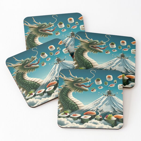 Item preview, Summit Sushi Soiree: The Dragon's Feast at Fuji" designed and sold by CanvasLady.