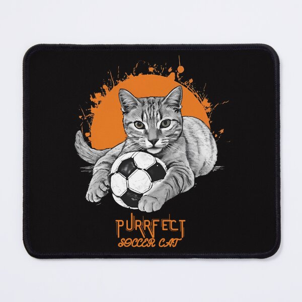 Item preview, Purrfect Soccer Cat designed and sold by SportyVerse.