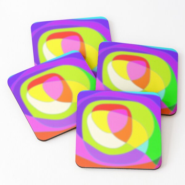 Item preview, Assorted Bright Circle on Lively Multicolored Line designed and sold by masabo.