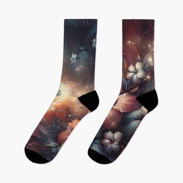 Item preview, Celestial Blossoms: A Fusion of Floral Elegance and Cosmic Wonder designed and sold by Vitalka-uk.