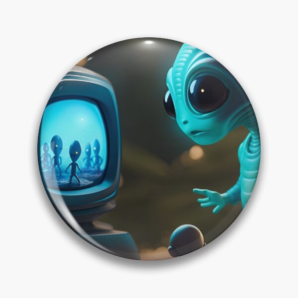 Item preview, Aliens Watching TV designed and sold by stuzle.