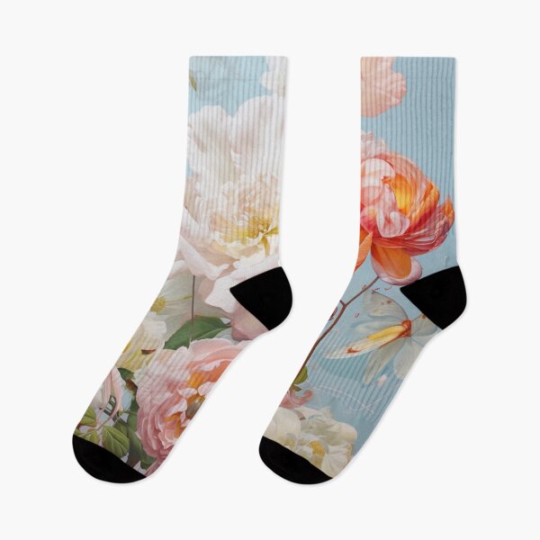 Item preview, Floral Botanicals Pastel Shades designed and sold by whitecat23.