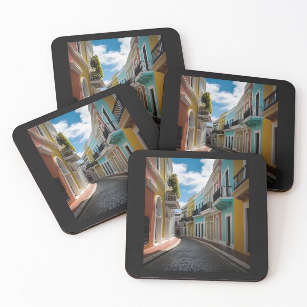 Item preview, Cobblestone streets in Old San Juan,Pueto Rico  designed and sold by erozzz.