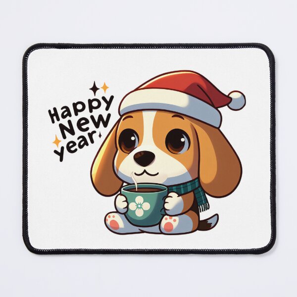 Item preview, Beagle Brew: Toasting to a Cozy New Year! designed and sold by EpicPaws.