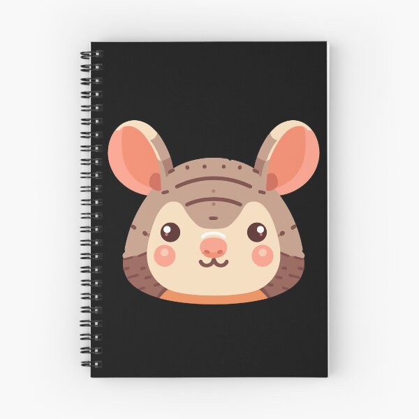 Item preview, Cute Vectoral Armadillo Face designed and sold by ArtfulWeave.