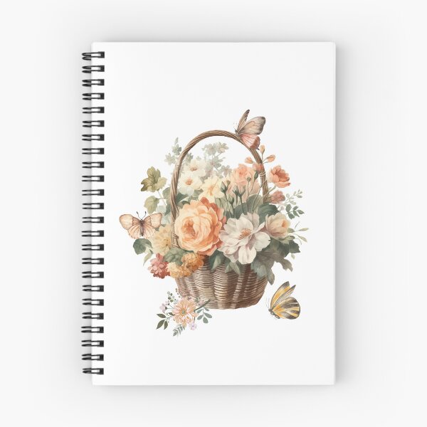 Item preview, Flower Basket and Butterflies designed and sold by tomorrowsart.