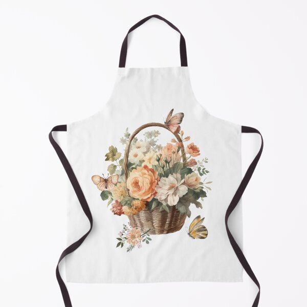 Item preview, Flower Basket and Butterflies designed and sold by tomorrowsart.
