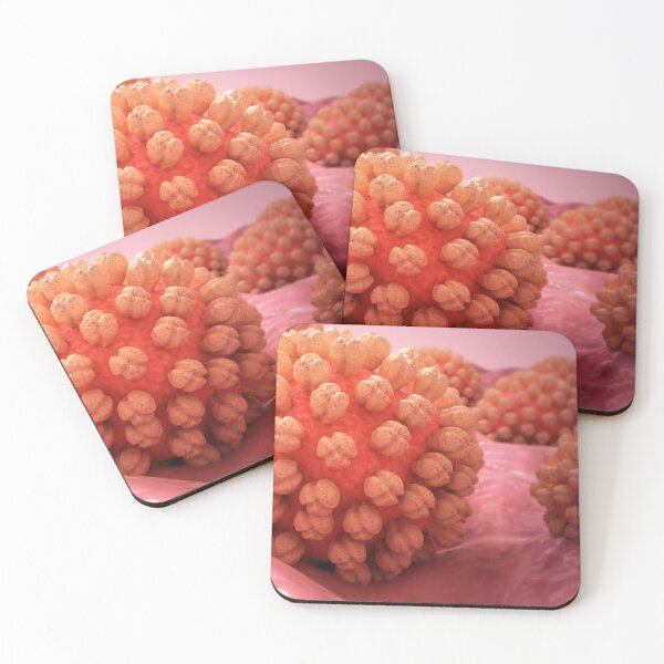 Item preview, STK701684H-Illustration of norovirus on surface. designed and sold by StocktrekImages.
